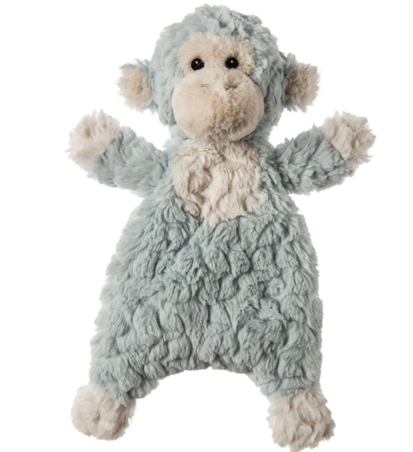 Stuffed Animal Putty Nursery Seafoam Monkey Lovey 42835 