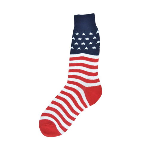 Men's Sock - American Flag Sock - 6400M 
