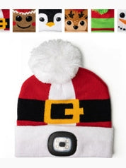 Lighted Christmas Beanie Hat 6 Styles Children's&nbsp;XNSKH18