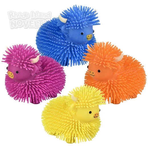 Highland Cow Puffer 4 Colors 4" Tpapfhc4