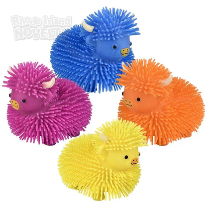 Highland Cow Puffer 4 Colors 4" Tpapfhc4