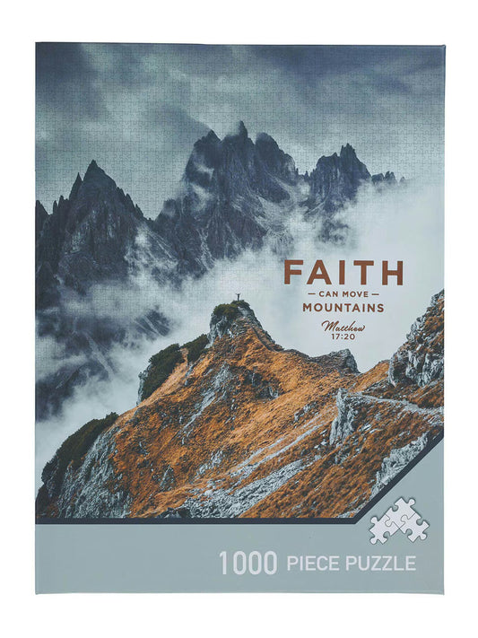 Puzzle&nbsp; Faith Can Move Mountains 1000Pc Puz073