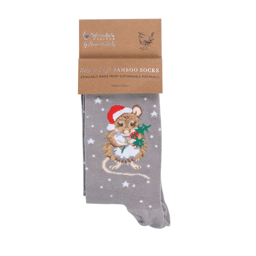 Women's Christmas Sock - XSOCK006 - Mouse 