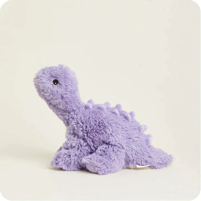 Warmies  Purple Long Neck Dinosaur Heatable Stuffed Animals 