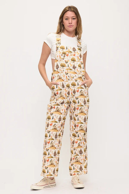 Overalls Rooster Barn  Print  AW2676