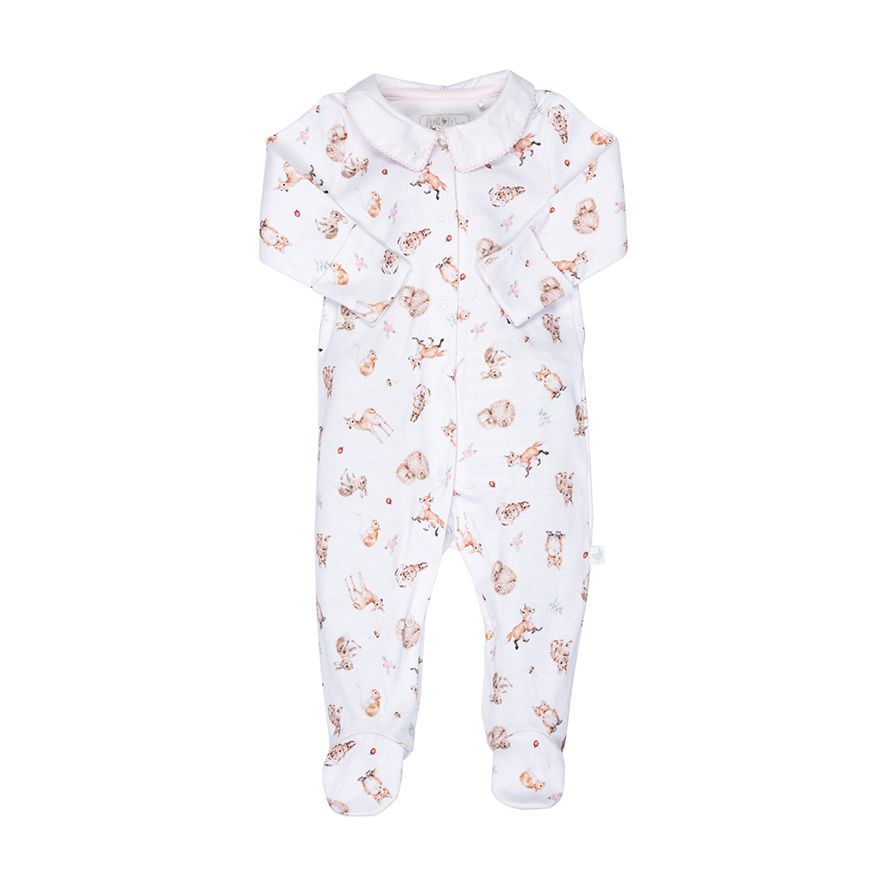 Baby Sleeper Onsie - 0-3 Mos - Forest Animals -LTW-BG001 