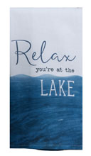 T Towel  Relax At The Lake Dual Purpose Towel R7803 