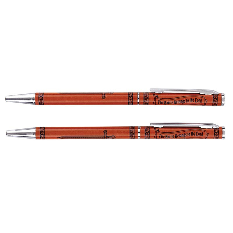 Pen Set Battle Belongs To The Lord 2Pk  R7725