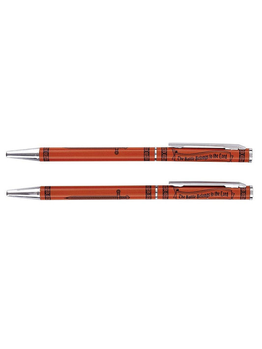 Pen Set Battle Belongs To The Lord 2Pk  R7725