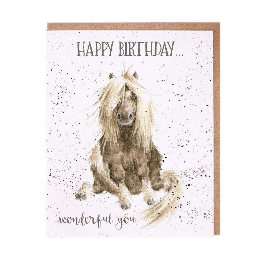 Birthday Card - Glorida Horse 