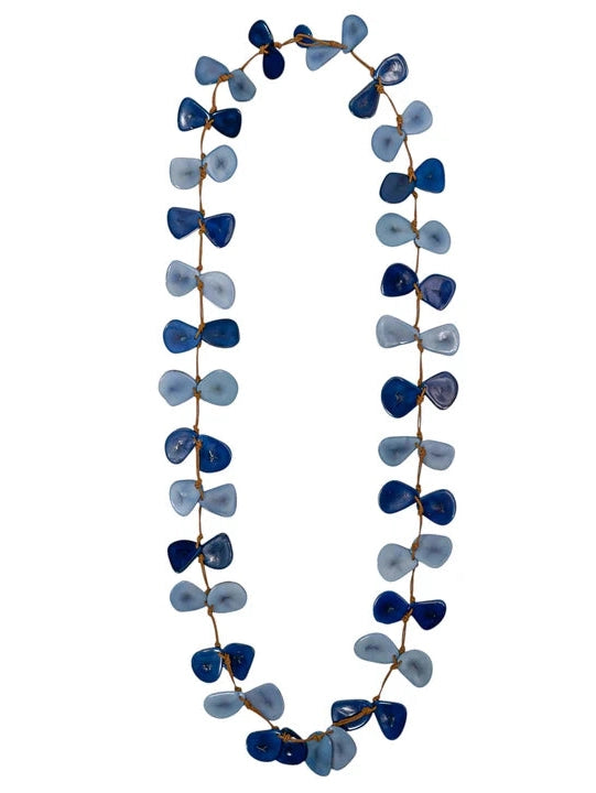 Tagua- Necklace Slice Biscayne Bay Royal Blue&nbsp; SC410-BB-AZ