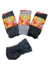 Men's Socks Mega Thermal Crew 2 Tone Knit&nbsp; 3-2Tone Colors&nbsp; Sc4695