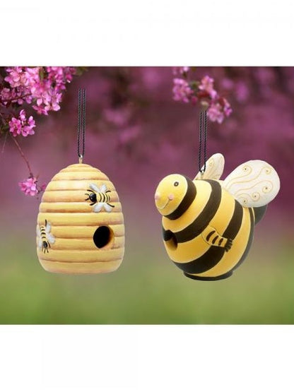 Gift Essentials- Bird House&nbsp;Gord-o-Bee Hive Beige Se3880044