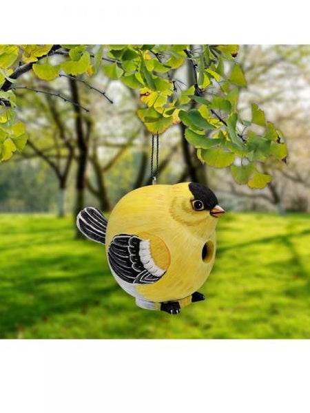 Gift Essentials- Bird House&nbsp;Gord-o- Goldfinch Yellow Se3880062