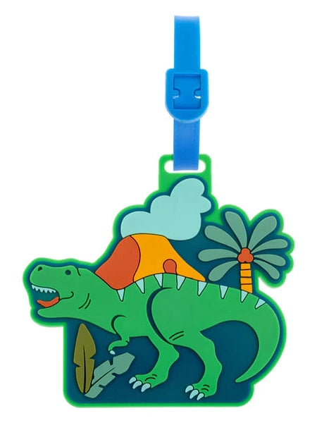 Luggage Tag Green Dinosaur Children's Sj-5202-59