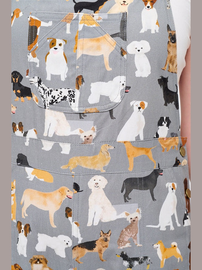 Overalls Colorful Dog Breeds&nbsp; Women's Aw2587