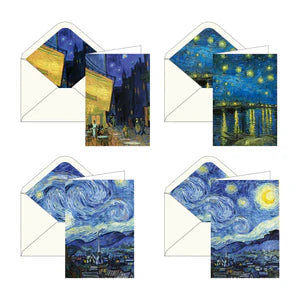 Note Cards Van Gogh At Night 16 Pk Cards & Envelopes St-Ncards-a 