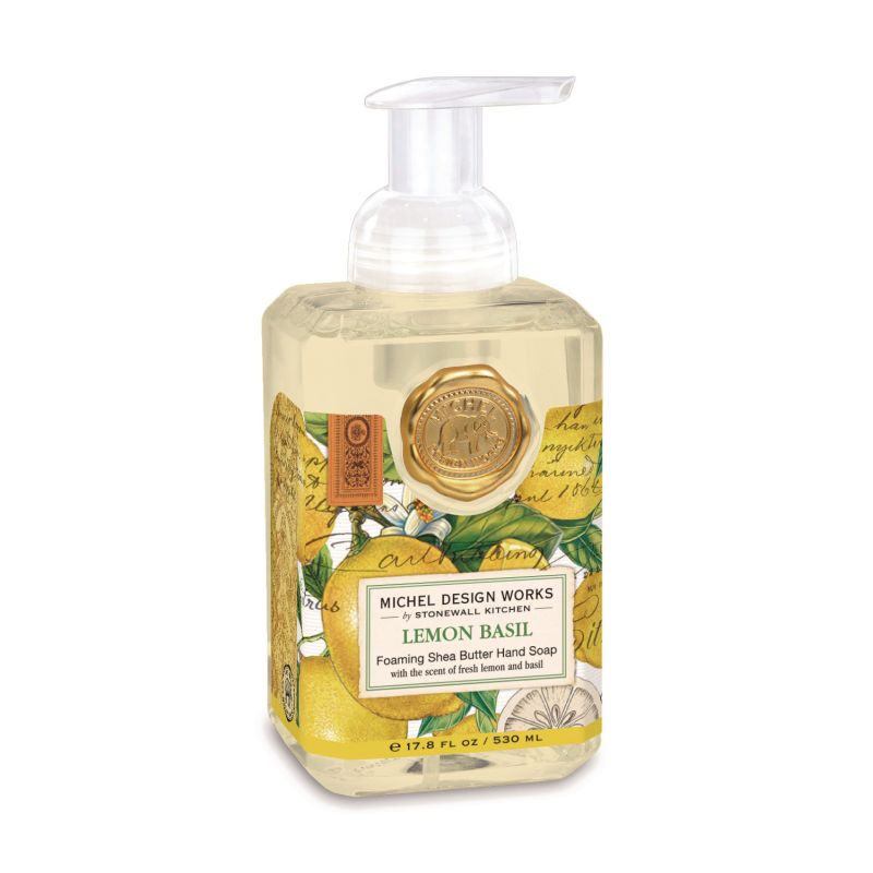 Foaming Soap 17.8 fl oz bottles Lemon Basil  # 801008 