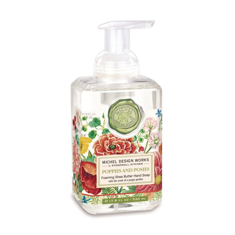 Foaming Soap 17.8 fl oz bottles Poppies & Posies  # 801385 