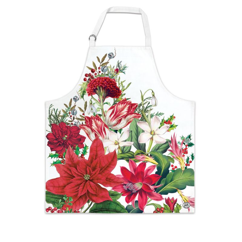 Apron MDW Christmas Bouquet Apron # 811361 