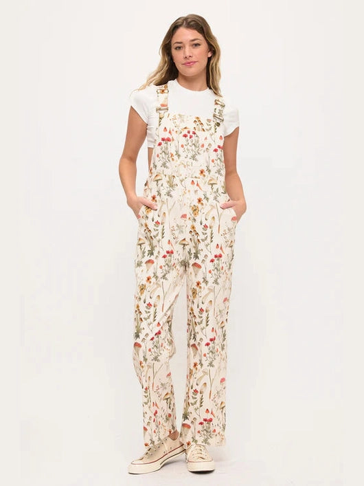 Overalls Mushroom Meadows Print&nbsp; Women's SM2689