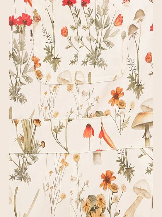 Overalls Mushroom Meadows Print&nbsp; Women's SM2689