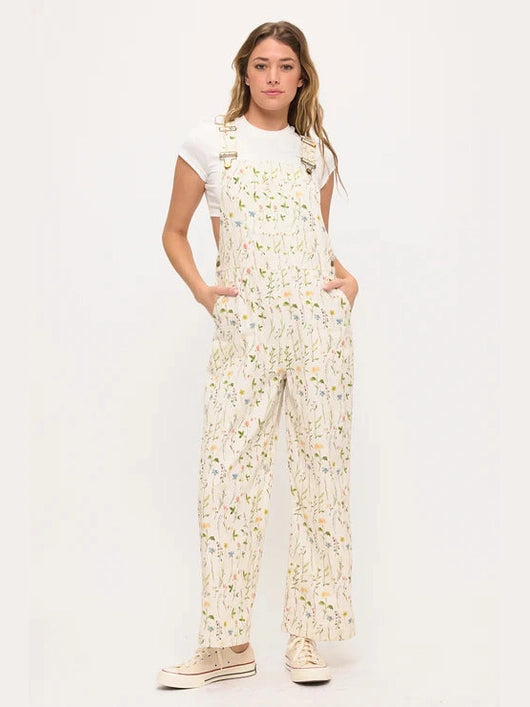 SM-Overalls&nbsp; Spring Wildflowers Print&nbsp; Women's SM2688