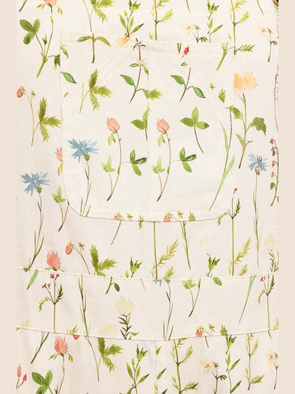 SM-Overalls&nbsp; Spring Wildflowers Print&nbsp; Women's SM2688