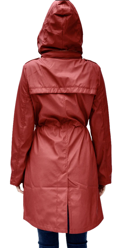 Rain coat, Wind breaker Water Proof -   CHARCOAL    Serena 