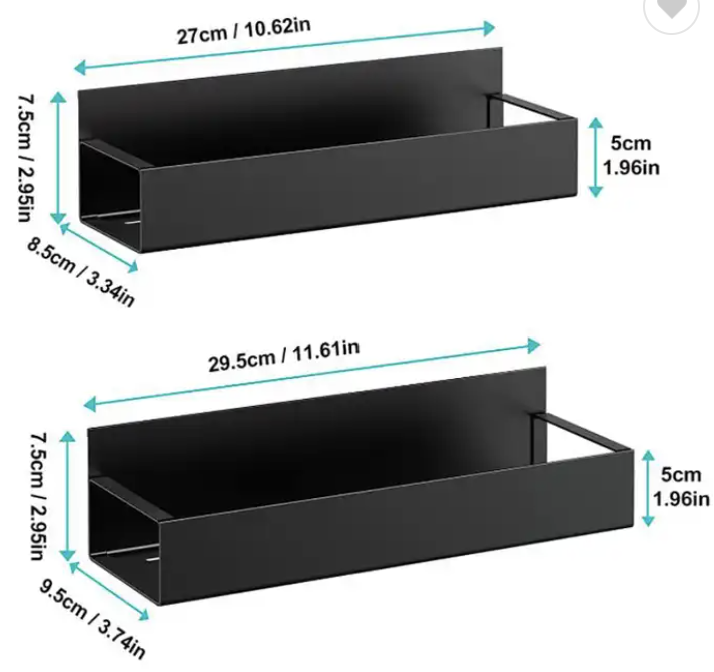 Magnetic Spice Rack-11x12"-2pk-Wall Hanger 