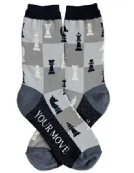 Women's Sock - Chess - 7088 