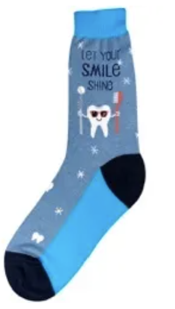 Women's Sock - Smile Teeth - 7078 