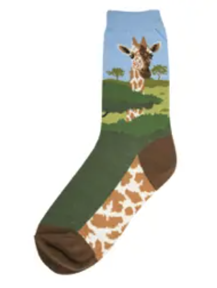Women's Sock - Giraffe - 7005 
