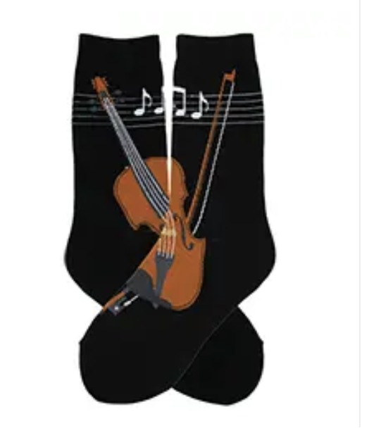 Women's Socks - Novelty, crew sock, fun - Strings 