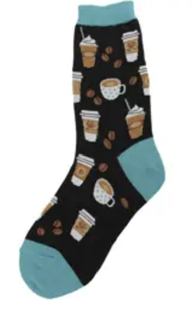 Women's Sock - Coffee - 6855 