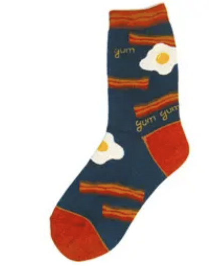 Women's Sock - Bacon & Eggs - 6775 