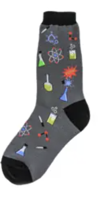 Women's Socks - Novelty, Crew sock, Fun - Chem Lab 