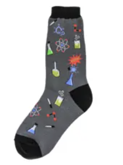 Engineering Sock Science Women's Sock - Science - Chem Lab - 6901 | 2024 at Razberry Threads