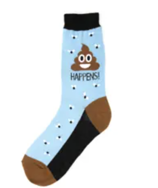 Women's Sock - Poop Happens - 6924 