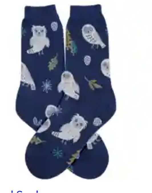 Women's Sock - Owl - 7130 