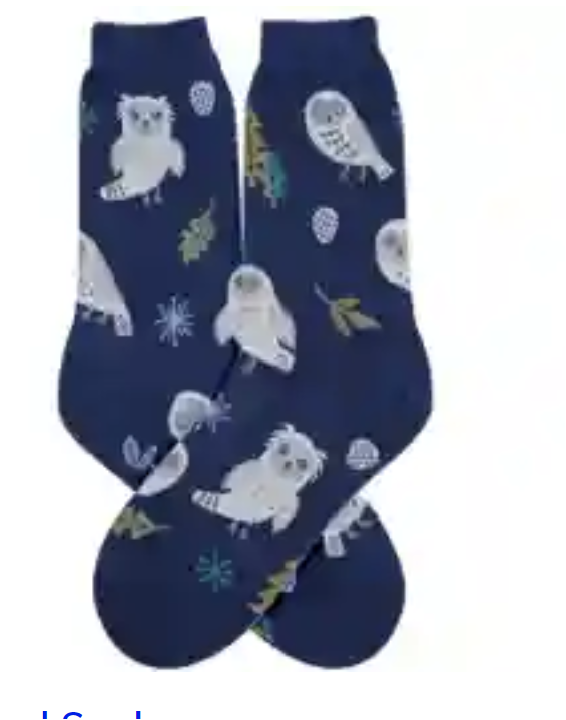 Women's Sock - Owl - 7130 