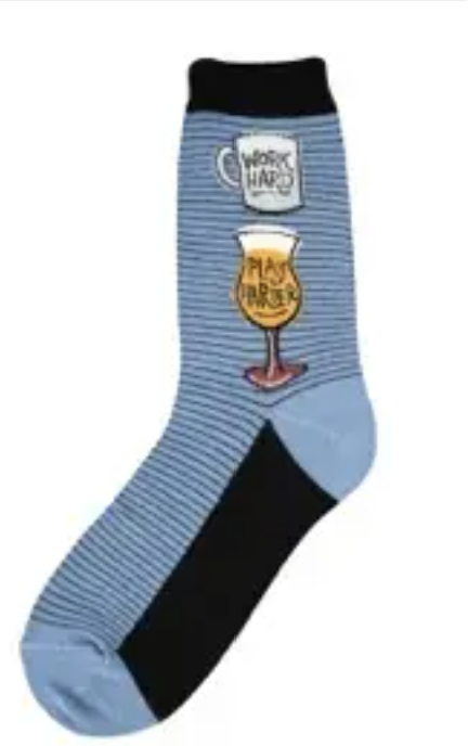 Women's Sock - Work Hard Play Harder - 6975 