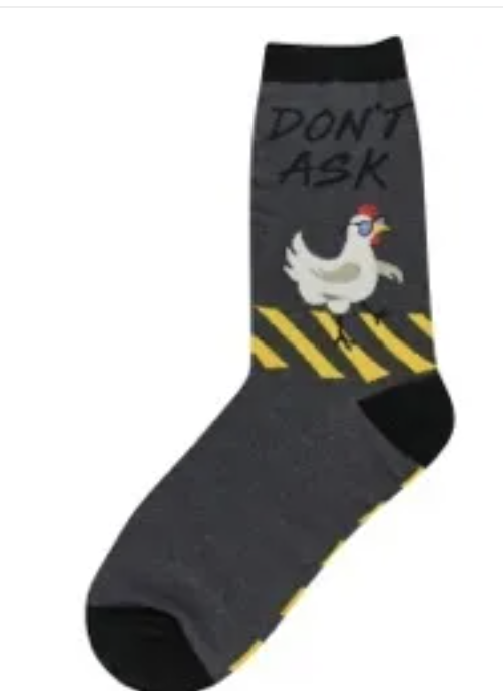 Women's Sock - Chicken don't ask - 7045 