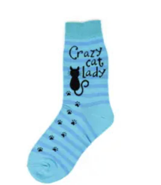 Women's Sock - Crazy Cat Lady - 6937 