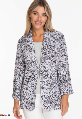 Jacket-Women-White/Black Lapel -m143403jm 