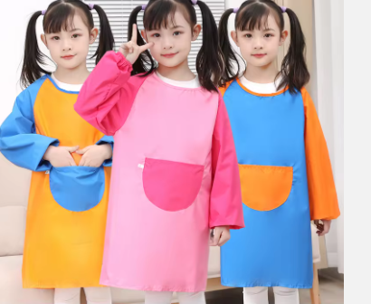 Apron  Smock  for Painting  Vinyl  Clay  Arts and Crafts   Kids 