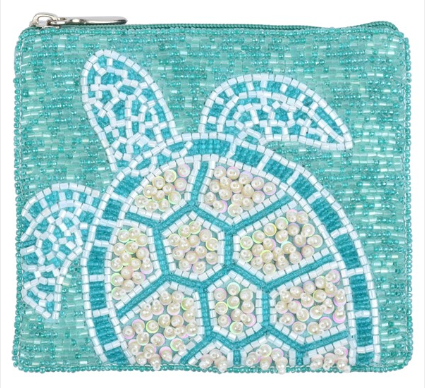 Pouch   Swimming Turtle Aqua  SHCP059 