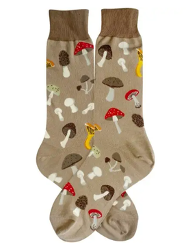 Men's Socks - Mushroom   7113 