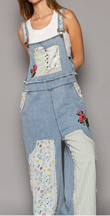 Overalls Denim Patchwork  GWP15 