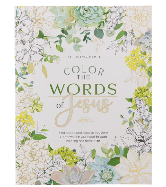 Book Coloring Color The Words Of Jesus Clr067